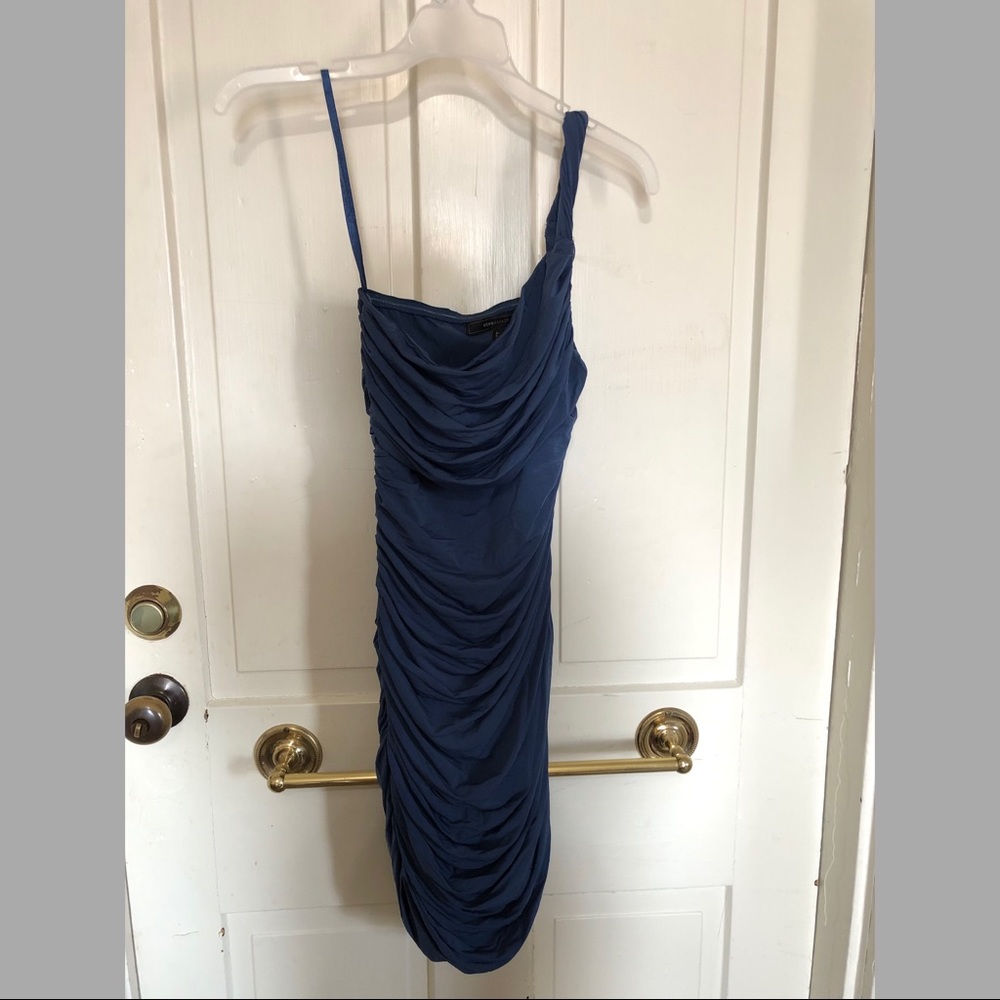 BCBGMaxAzria One Shoulder Small Cocktail Dress EUC